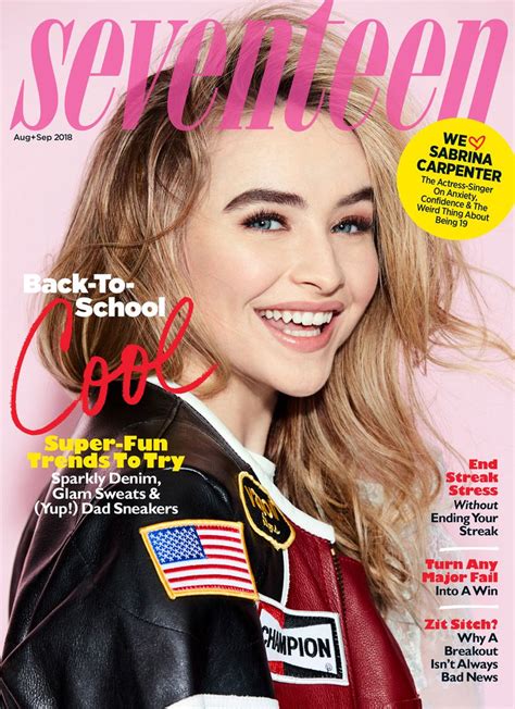 Seventeen Magazine Augustseptember 2018 Cover Seventeen Magazine