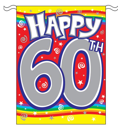 Happy 60th Birthday Posters Free Clip Art Library