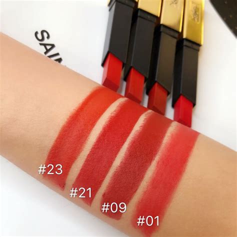 Ysl Rouge Pur Couture The Slim Matte Lipstick Swatches Beauty Trends