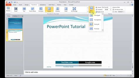 Then on the slides themselves, in portrait mode of course, add textbox's to create your text. Microsoft PowerPoint How to Trasition Rotate Slide Effect ...