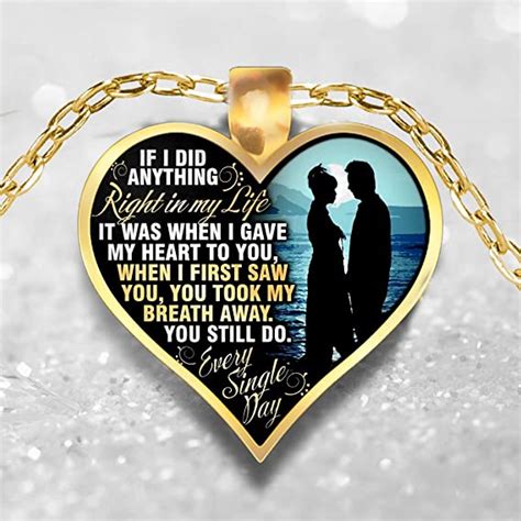 To My Gorgeous Wife Necklace Perfect T For Your Wife
