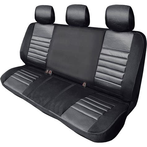 Auto Drive Premium Phantom Bench Seat Cover Kit Black