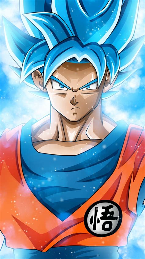 Goku Blue Hair 577x1024 Download Hd Wallpaper Wallpapertip