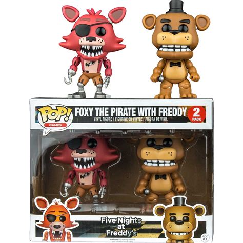 Funko Five Nights At Freddys Freddy And Foxy Pop Vinyl Figure 2 Pack
