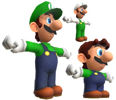 3ds Super Mario 3d Land Luigi The Models Resource