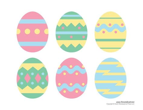 Color pictures of eggs, easter bunnies, baby chicks, easter baskets and more! Easter Egg Printables - Tim's Printables