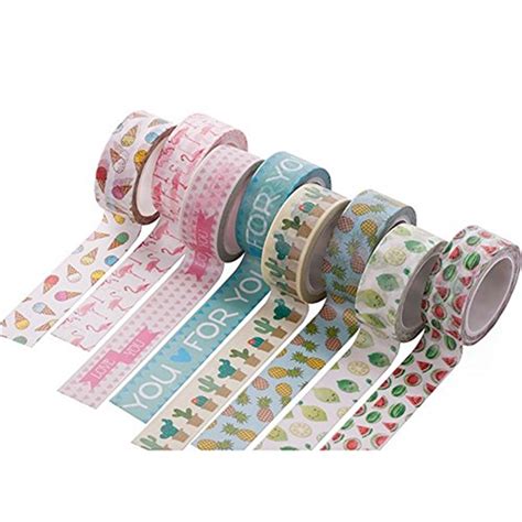 agutape agu 20 rolls washi tape set decorative adhesive tape for diy crafts beautify bullet
