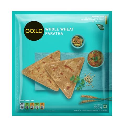 Buy Best Frozen Vegan Whole Wheat Paratha Online Ready Made Paratha
