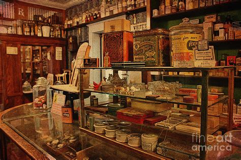 Old Western General Store Counter Photograph By Janice Pariza Fine