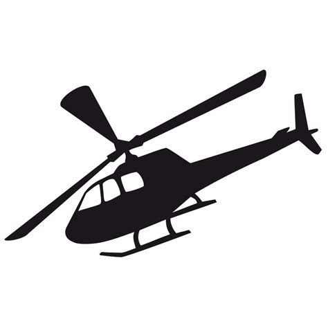 Helicopter Wall Sticker Wall