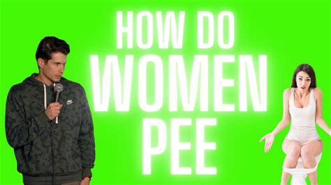 how do women pee youtube