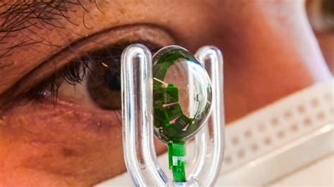 Smart Contact Lenses You Can Control A Microled Display With A Flick