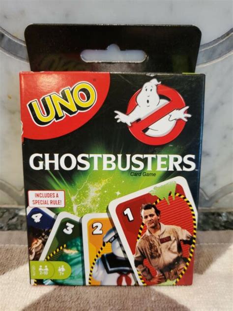 Ghostbusters Uno Card Game 35th Anniversary 2019 Mattel For Sale Online