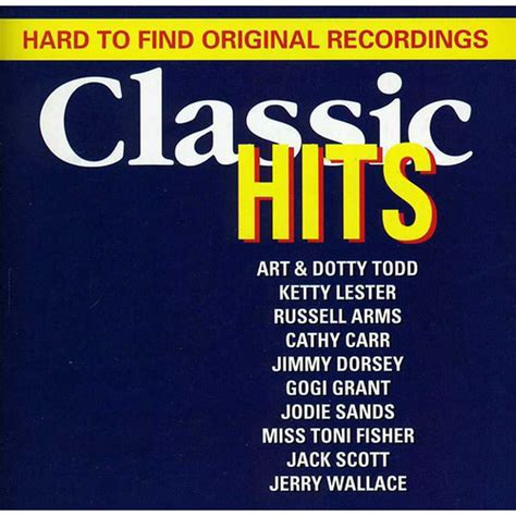 Classic Hits Hard To Find Originals Various Cd