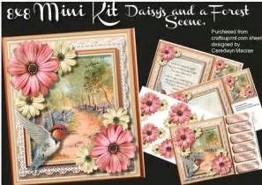 X Mini Kit Daisy S And Forest Scene CUP Craftsuprint
