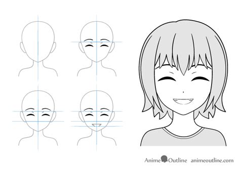 12 Anime Facial Expressions Chart And Drawing Tutorial