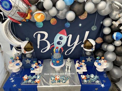 Outerspace Babyshower Waiting For Your Space Ship To Land Baby Shower