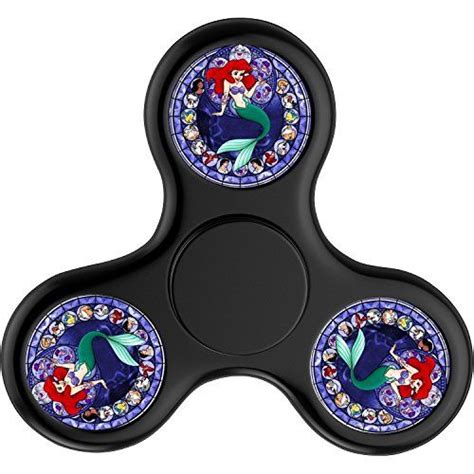 Cheap Price Spinner King Cute The Little Mermaid Fidget Spinner Hand Spinner Quieter Fidget