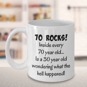 70th birthday cake with woman in armchair. Happy 70 year old 1949 70th birthday gift mug for women or ...