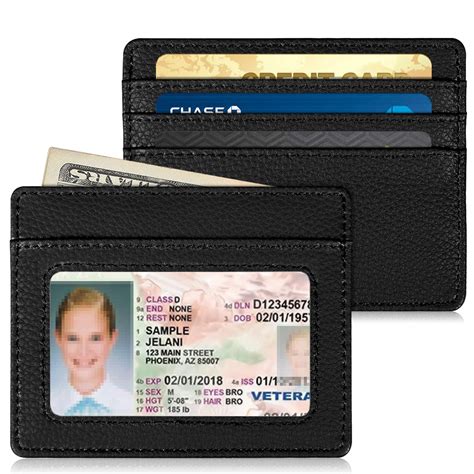 Fintie Slim Minimalist Front Pocket Wallet Rfid Blocking Credit Card