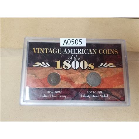 Vintage American Coins Of The 1800s A0505