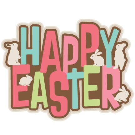 Find high quality easter sunday clipart, all png clipart images with transparent backgroud can be download for free! Happy Easter Title SVG scrapbook cut file cute clipart ...