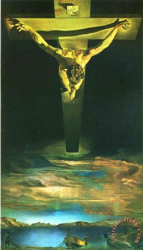 Salvador Dali Christ Of St John Of The Cross 1951 Art Print For Sale