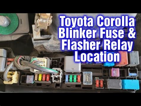 Toyota Camry Flasher Relay Location