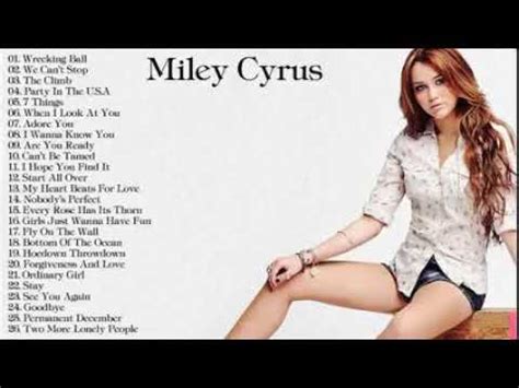 The Most Songs Of Miley Cyrus Miley Cyrus Greatest Hits Full Album