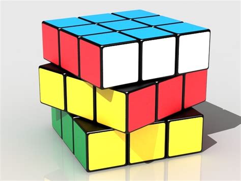 Rubik Cube Free 3d Model Max