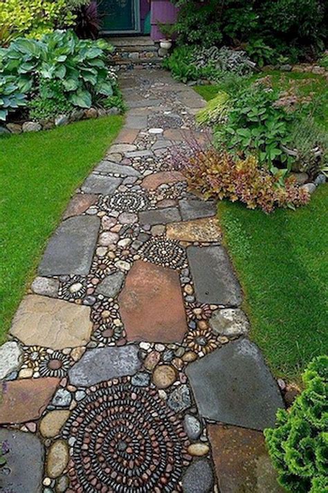 50 Inspiring Garden Path And Walkway Front Yard Landscaping Ideas Page 54 Of 56 Rock Garden