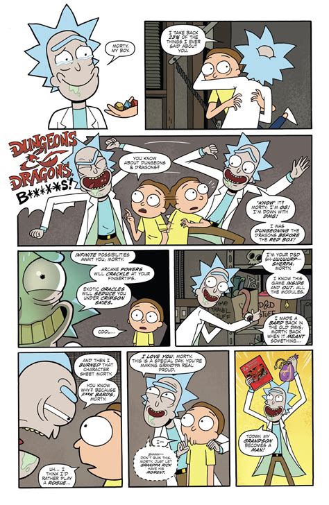 Rick And Morty Vs Dungeons And Dragons 001 2018 Read All Comics Online