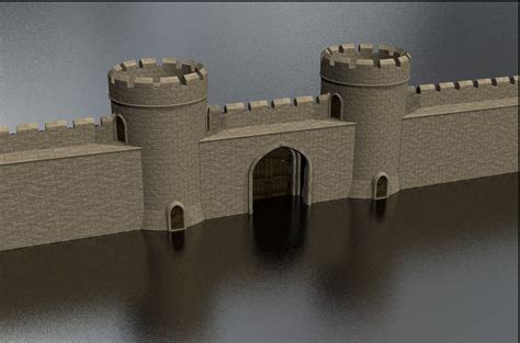 Wargame News and Terrain: Tabletop Workshop: Plastic Castle Kit Previewed and Pre-Order