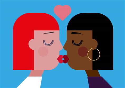 best lesbians kissing illustrations royalty free vector graphics and clip art istock