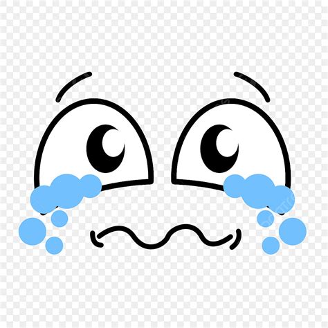 sad face crying clipart hd png original cartoon face expression pack picture crying cartoon