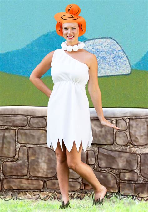 Wilma Flintstone Costume Adult Wilma Flintstones Halloween Costumes