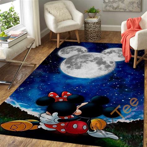 Order Immerse In Cartoon Magic With Minnie Mickey Mouse Area Rug from