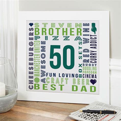 Birthday personalised gifts for him. Pin on 50th Birthday Personalised Gifts For Him