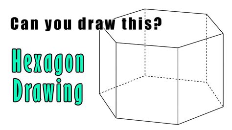 How To Draw A Hexagon Drawing Easy Perfect Hexagon Shape Step By Step