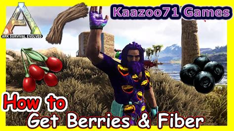 Ark How To Get Berries And Fiber 💥 For Beginners Youtube