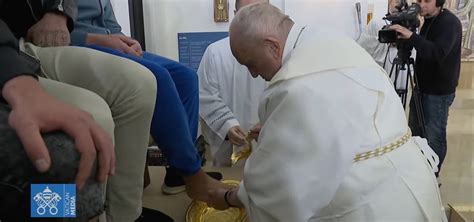 Messa Cena Domini E Lavanda Dei Piedi GiovedÌ Santo Diretta Papa