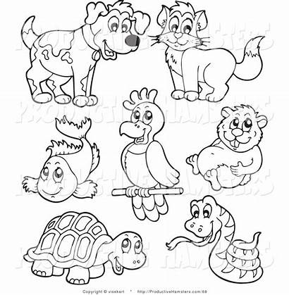Pet Coloring Pets Pages Hamster Printable Sheets