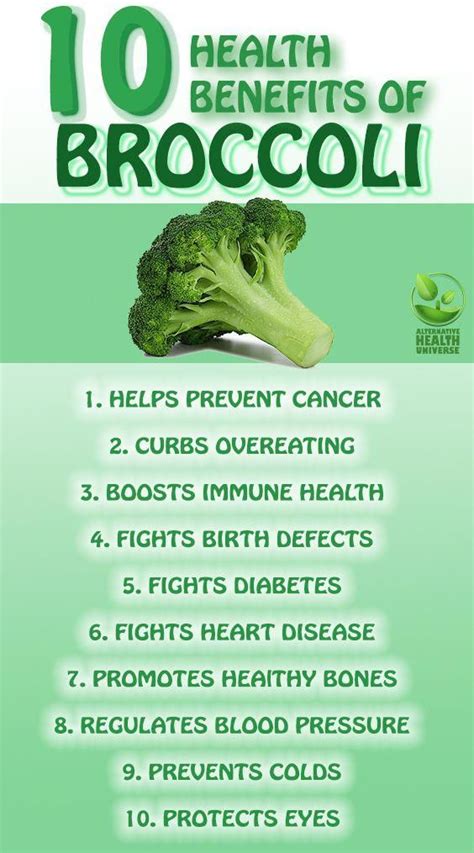 10 Health Benefits Of Broccoli Insomniahacks Broccoli Benefits