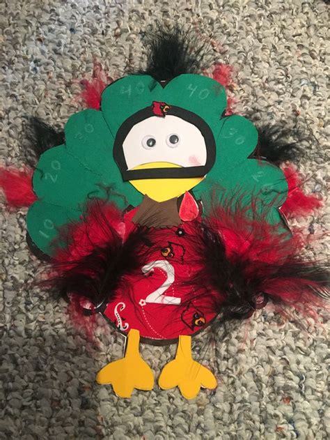 Turkey in Disguise - U of L Football Player | Turkey disguise, Crafts
