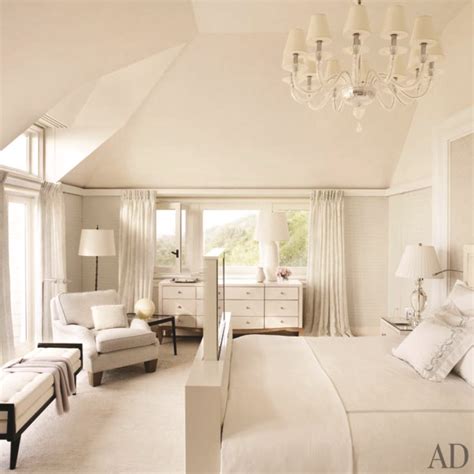 By Pieter Estersohn For Architectural Digest White Master Bedroom