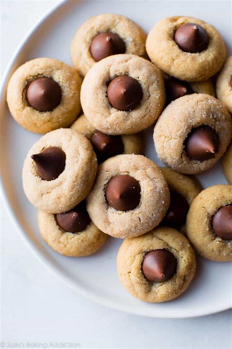 Classic Peanut Butter Blossoms Sally S Baking Addiction