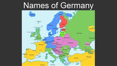 The Many Names Of Germany Youtube