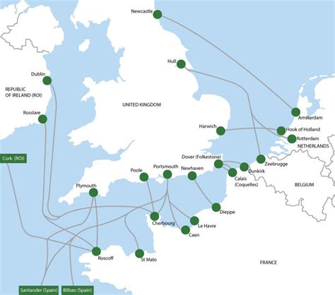 hinzufügen Schwanken Zusammenbruch ferry routes map gesponsert Kuh