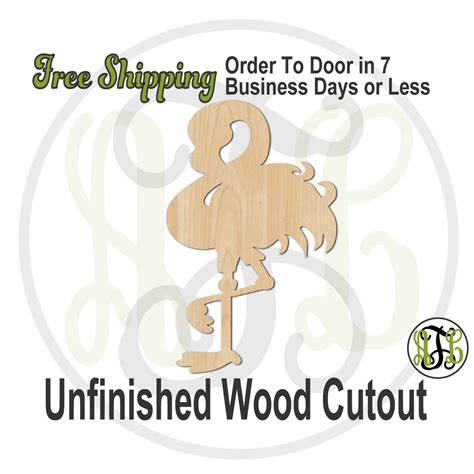 Flamingo 230043 Bird Cutout unfinished wood cutout wood | Etsy | Cutout, Wood cutouts, Wood crafts