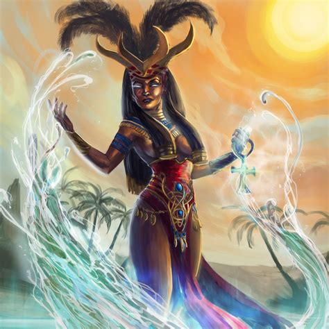 pin by هيلاري رايت on fantasy characters egyptian goddess art african mythology occult art